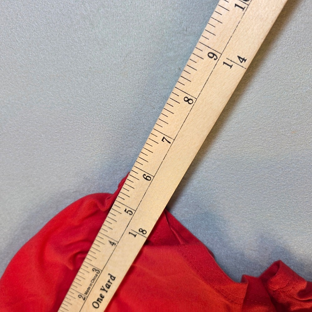 Derek Heart Womens Red Short Sleeve Scoop Neck T-Shirt Dress Size 3X - Picture 6 of 8